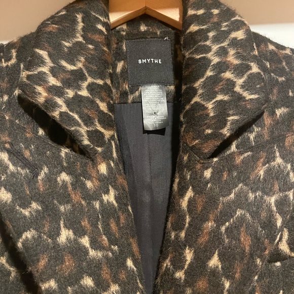 Smythe Animal Print fitted coat - Picture 2 of 6
